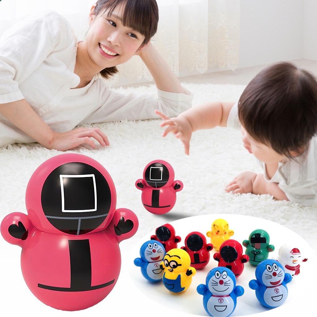 DC - Mainan Thumbler Stress Relief Toy / Mainan Bayi Tumbler Hewan Lucu / Mainan Anak Kartun