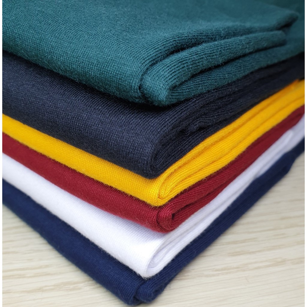 Kaos Polos Cotton Combed 30s O neck Unisex Lengan Pendek/ Cowok Cewek