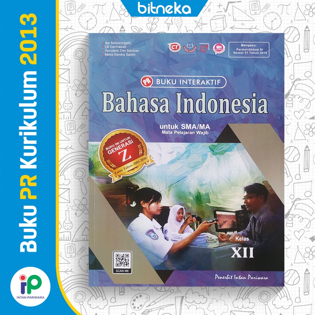 Jual Buku Pr Interaktif Bahasa Indonesia Sma Ma Kelas Intan Pariwara Shopee Indonesia