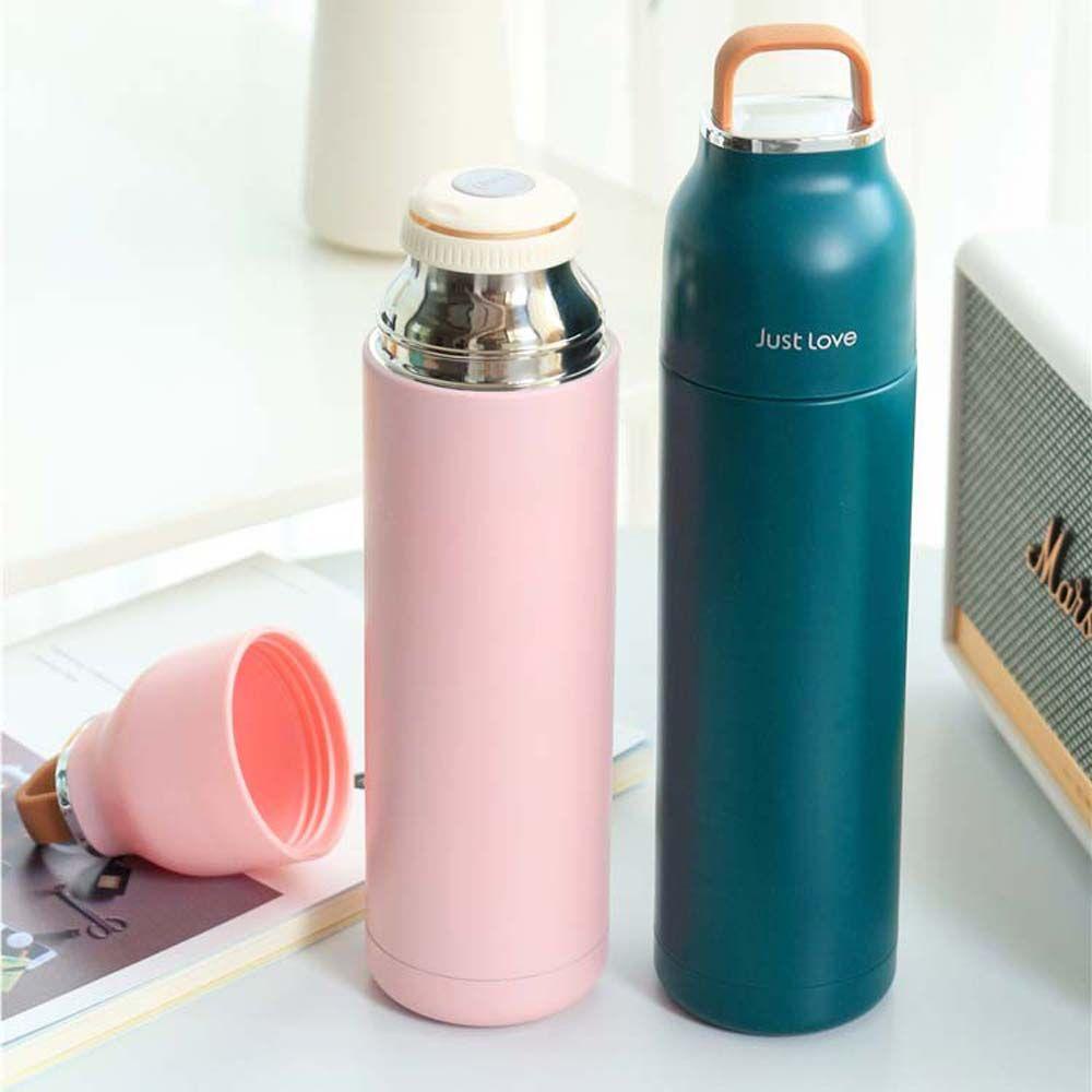 【 ELEGANT 】 Termos Cangkir Stainless Steel Nordic Travel Hadiah Naik Minum Mug Kopi