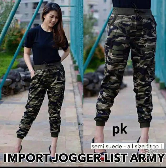 celana joger loreng import celana army jogger wanita murah celana senam celana olahraga
