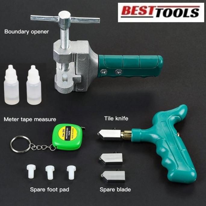 @#@#@#] Glass Tile cutter Set BESTTOOLS alat potong kaca granit keramik