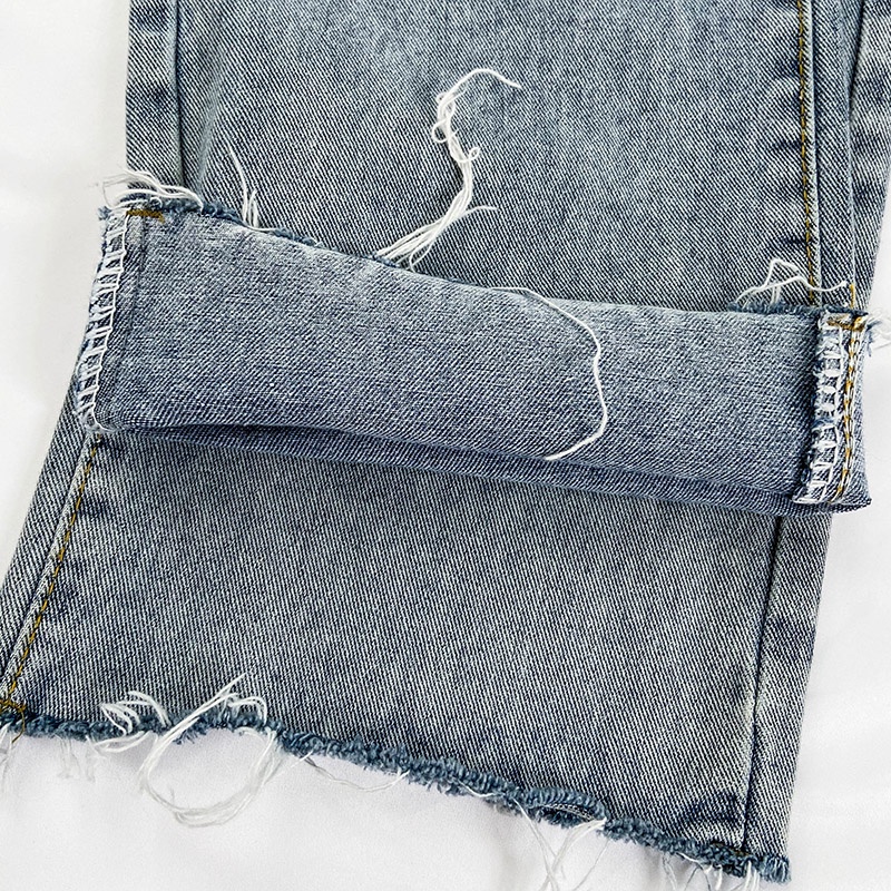 NEW Celana Jeans Panjang Wanita Highwaist Kulot Kualitas Premium（rawis）