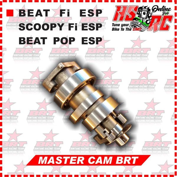 Noken As Kem Honda Beat Fi ESP Racing BRT Injeksi stater halus ACG Master Cam Scoopy Fi ESP Camshaft