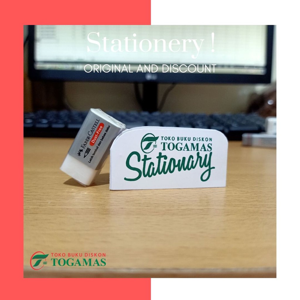 

ERASER WHITE SMALL DUST FREE 187230 FABER CASTEL