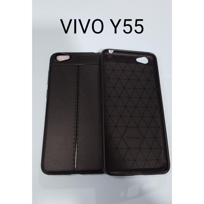 CASE VIVO Y55 ~ CASE SLIM LEATHER AUTOFOCUS ~ HP
