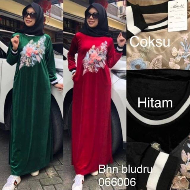 Gamis bludru import uk allaize