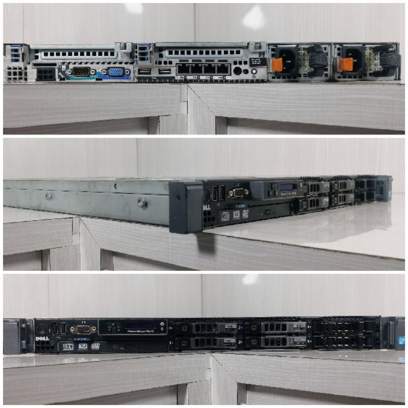 Server Dell PowerEdge R610 1UXeon E5620 X2 Ram 32Gb Ddr3 Hdd 1.2Tb