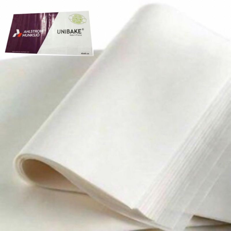 UNIBAKE Baking Parchment Paper Perancis 40x60 cm ( isi 5 lembar )