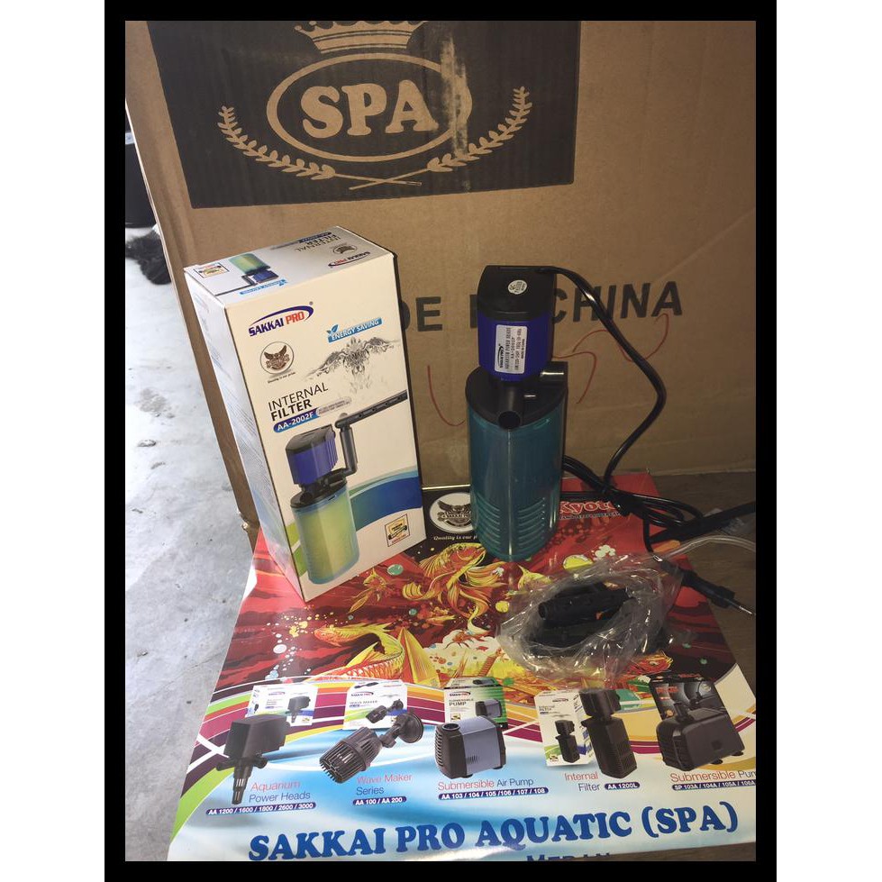 Jual Pompa Aquarium Internal Filter Sakkai Pro Aa 2002F Shopee Indonesia