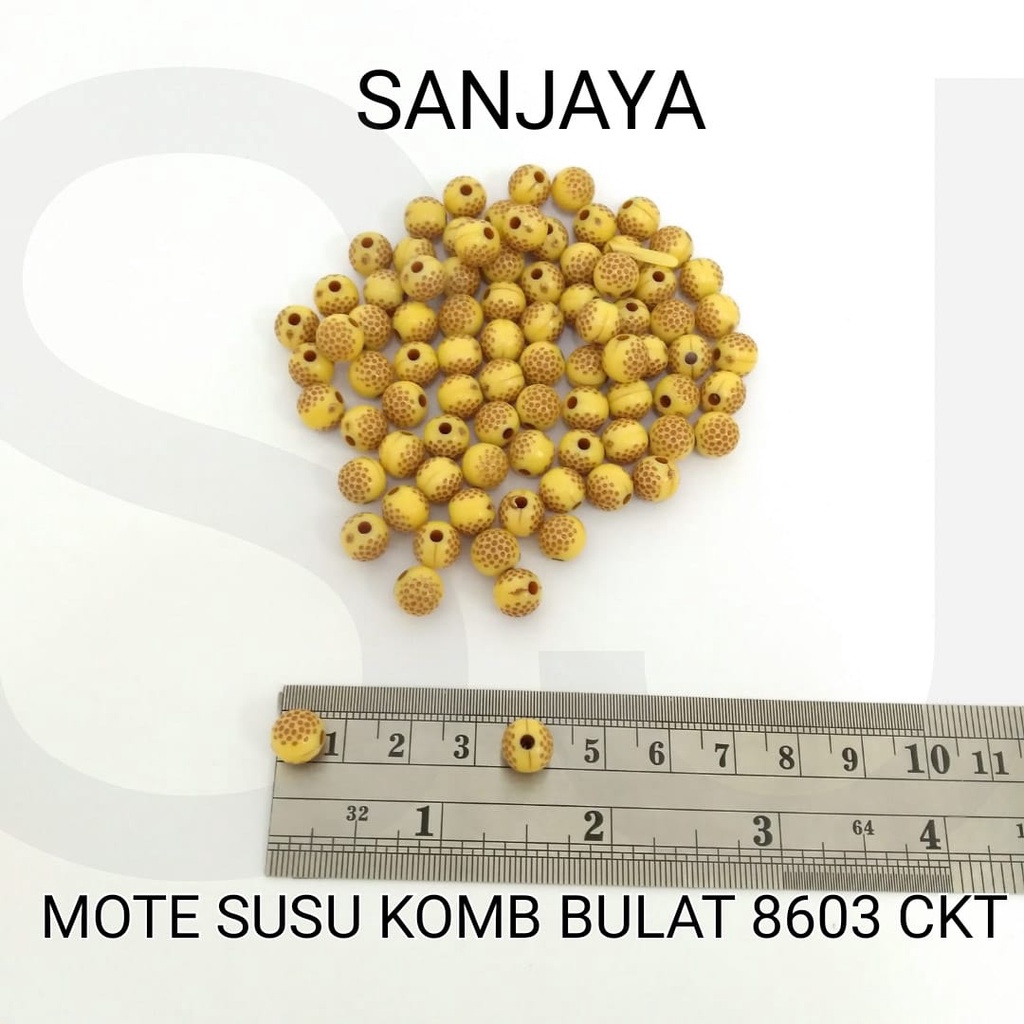 MANIK SUSU / MOTE SUSU / MANIK COKLAT / MANIK BULAT / MANIK COKLAT BULAT / MOTE SUSU KOMB. BULAT 8603 CKT