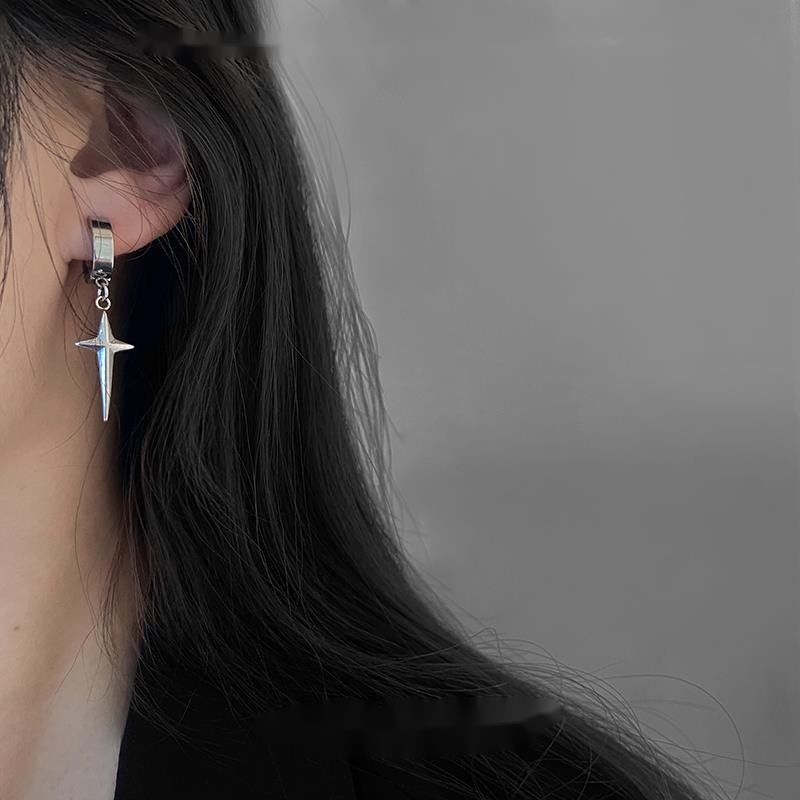 Anting Tusuk Motif Tulisan Doji Simple Ala Harajuku Untuk Wanita