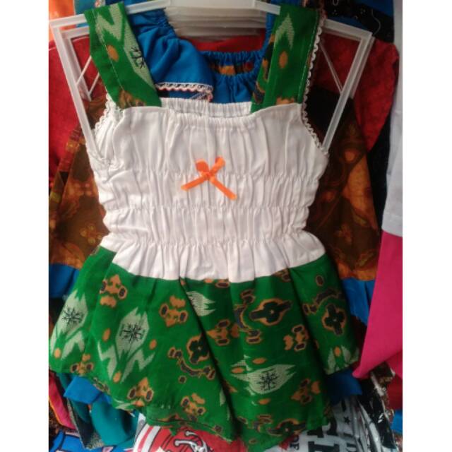 TERMURAH! Dress Batik Bayi dan Anak Gondel 3 bulan-2 tahun - Souvenir Candi Prambanan dan Jogja