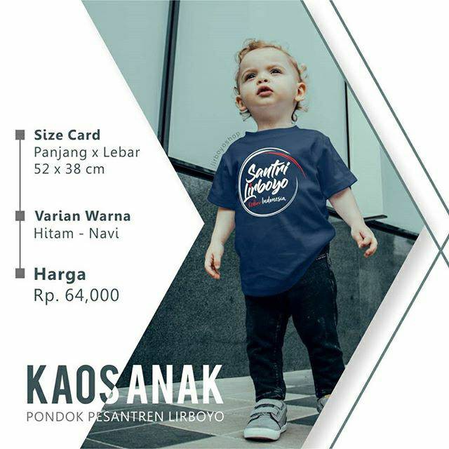 Kaos Santri Lirboyo Anak