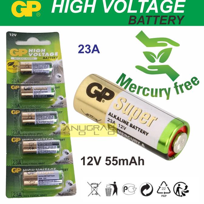 !!!!!!] Battery 12V GP 23A Battery Super Alkaline GP23A Battery Remote Mobil