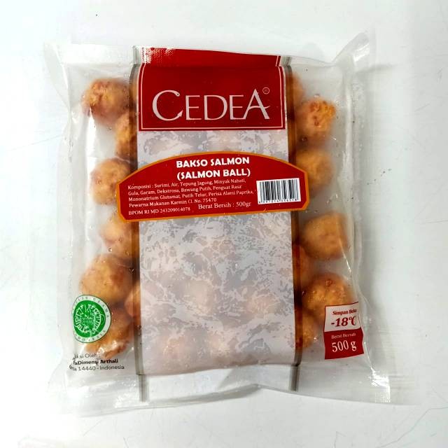 

Cedea bakso baso salmon 500 gr