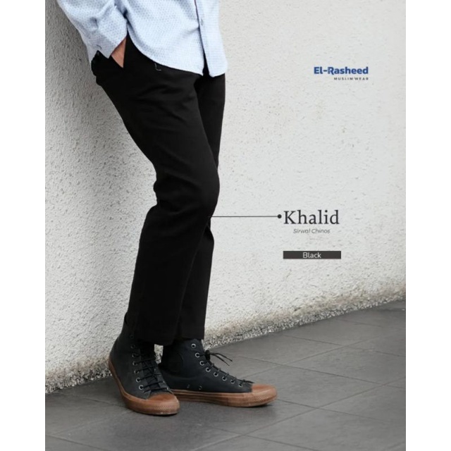 Sirwal Chinos Khalid Pants, Celana Katun Pria,  Celana Sirwal,  Celana Pria Kekinian,  Celana Pria