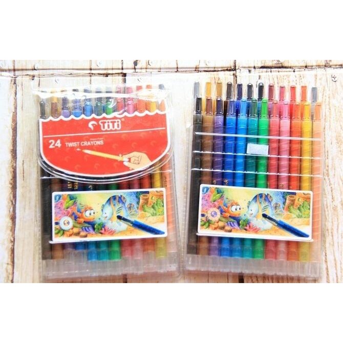 

Crayon Putar Titi Isi 24 Warna