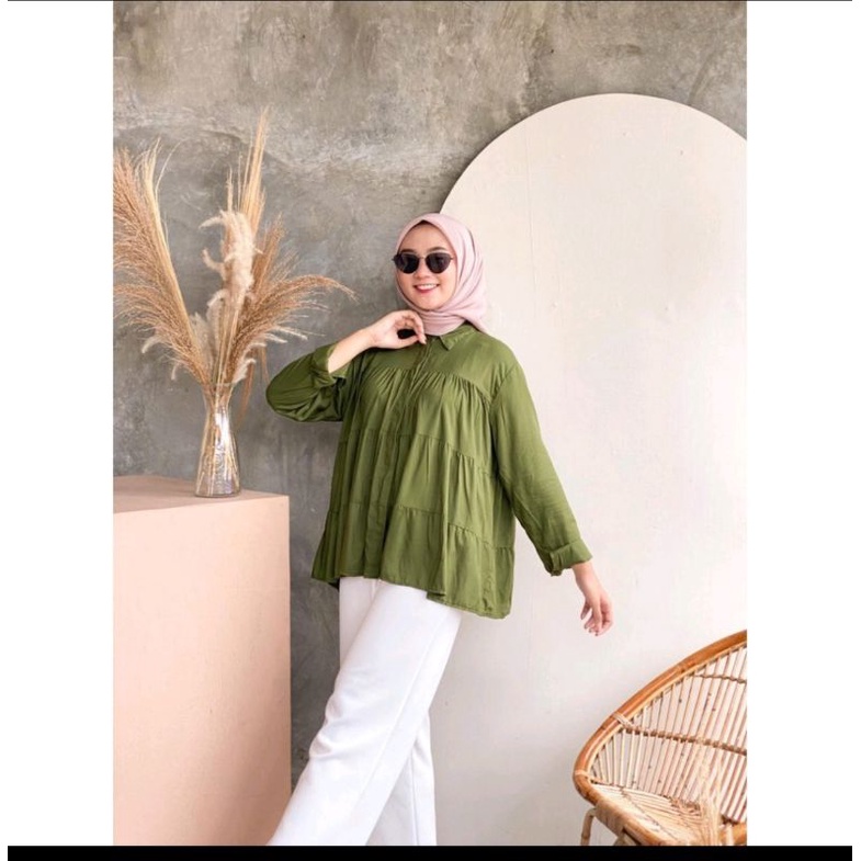 Blouse Rayon susun/Blouse rayon Polos