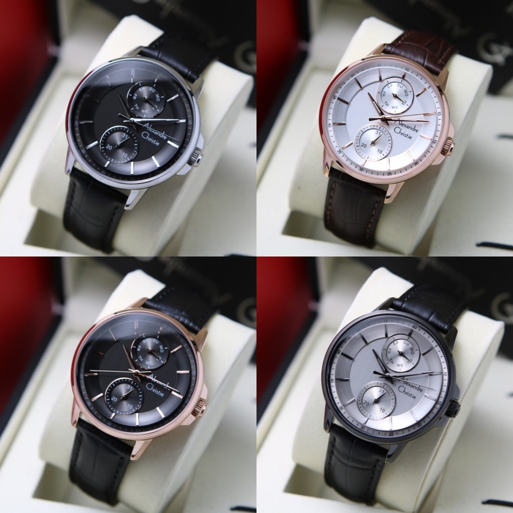 JAM TANGAN PRIA ALEXANDRE CHRISTIE AC 6576 MF ORIGINAL