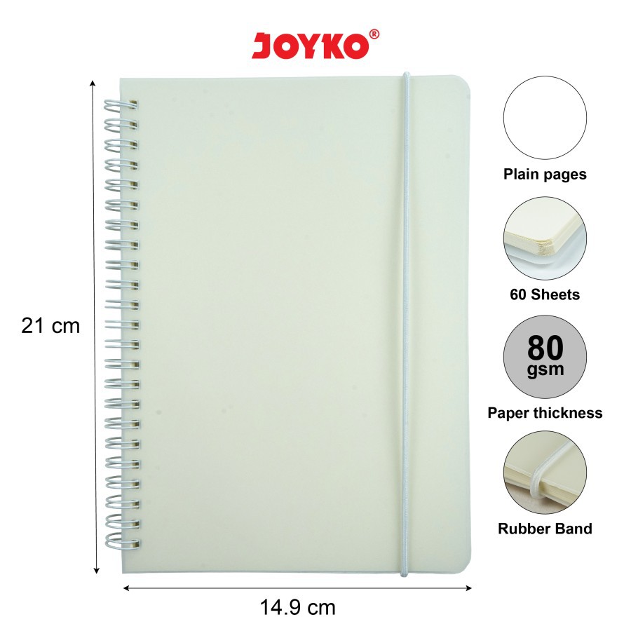 Plain Notebook Diary Agenda Buku Catatan Polos Joyko NB-700