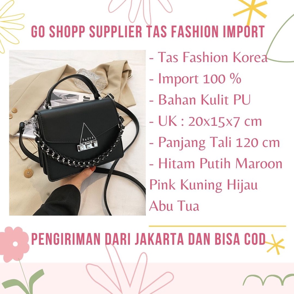 Tas Fashion Korea - Tas Selempang Wanita Import - Tas Selempang Fashion Wanita Import Premium [SL69]