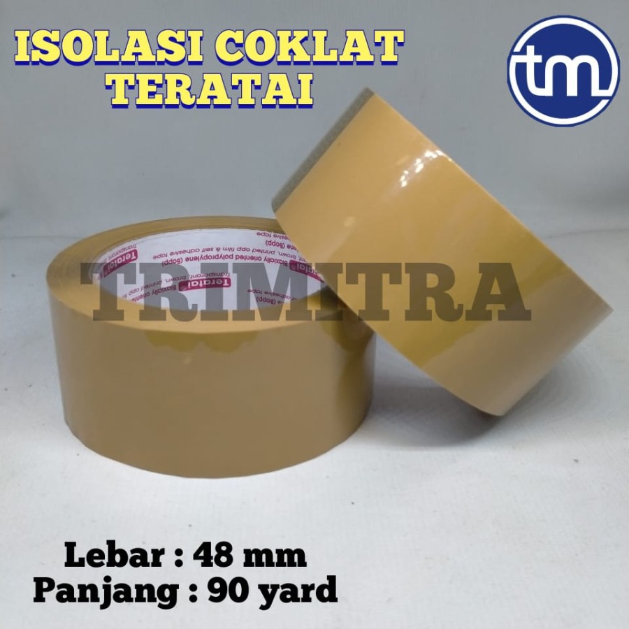 

Lakban Coklat TERATAI 45mm 90yard