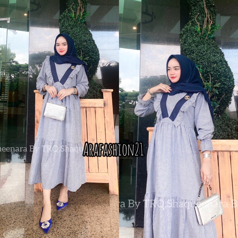 MIDI DRESS SALUR Shaqueenara  by TRQ   >>>   (TOP BESTSELLER )