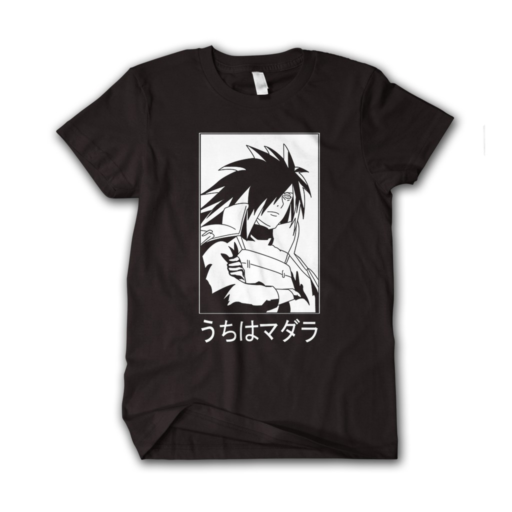 Kaos distro anime Uchiha madara
