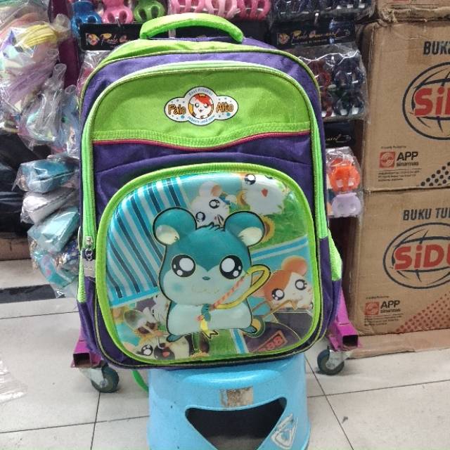 Tas timbul kids PALO alto anak wanita SD