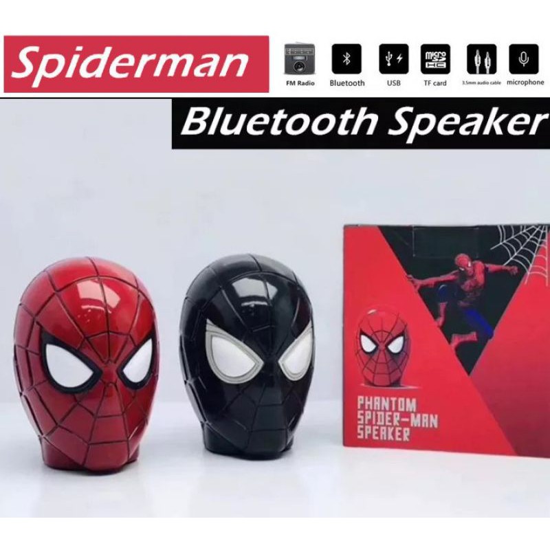 Speaker Bluetooth Super Hero Led Mega Bass Fashion Speaker