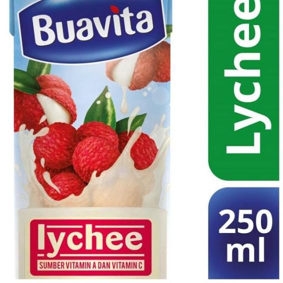 

●●● Buavita Lychee 250 ml x 2 pcs new