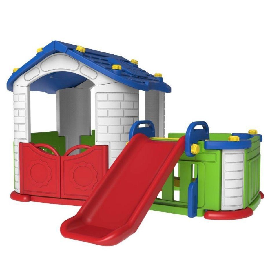 Mainan Rumah Rumahan Play House With Slide Perosotan Big Happy