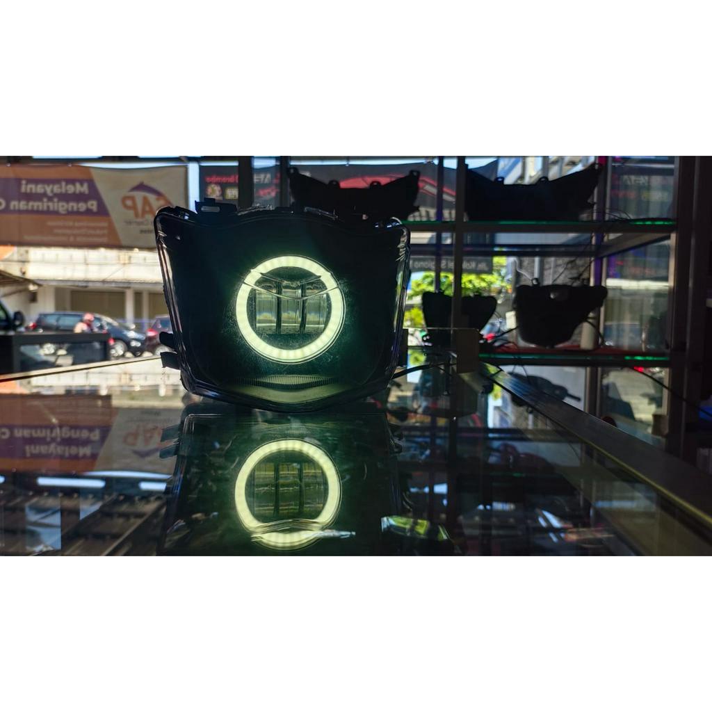 LAMPU DEPAN DAYMAKER HONDA BEAT LAMA KARBU