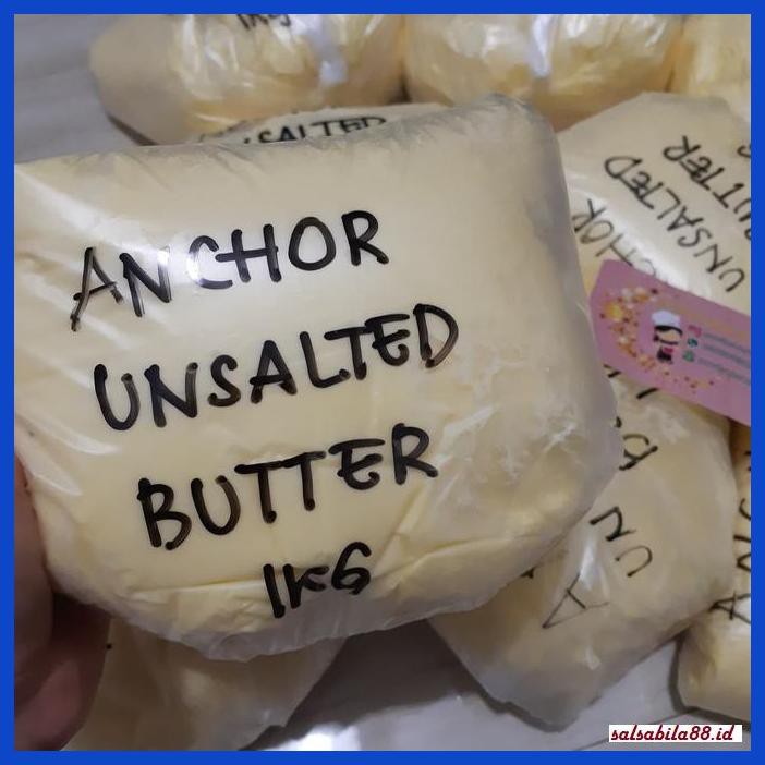 

Rettubagetnem- Anchor Unsalted Butter Repack 1Kg -Asli-Slii.