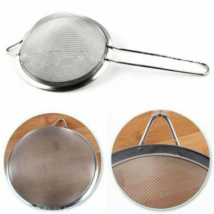 Strainer Saringan Ayakan 18 cm Stainless Steel