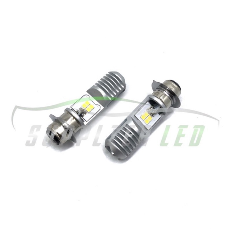 Lampu LED Motor Socket H6 Light Force + Devil Eye PnP