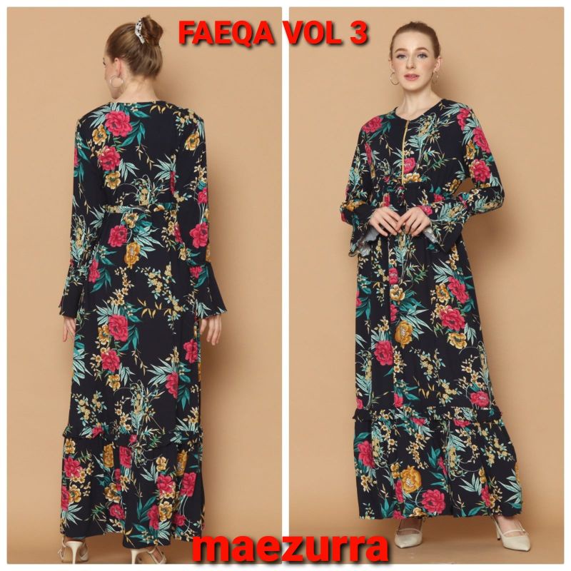Daster arab Dress MAEZURRA FAEQA Dress Rayon Super klok kekinian
