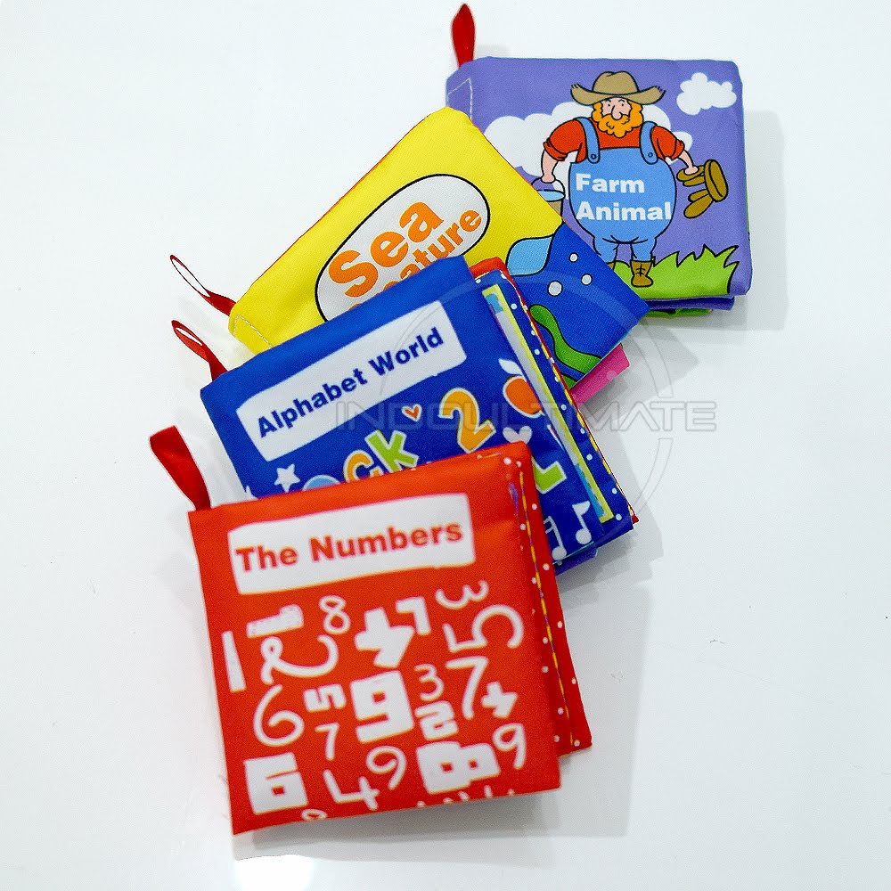 Mainan Buku Bantal Bayi Kain Buku TO-B13 Bantal Mainan Edukatif Soft Book Edukatif Mainan Anak Mainan Bayi Mainan Balita Mainan Edukasi Mengenal Angka Mengenal Huruf