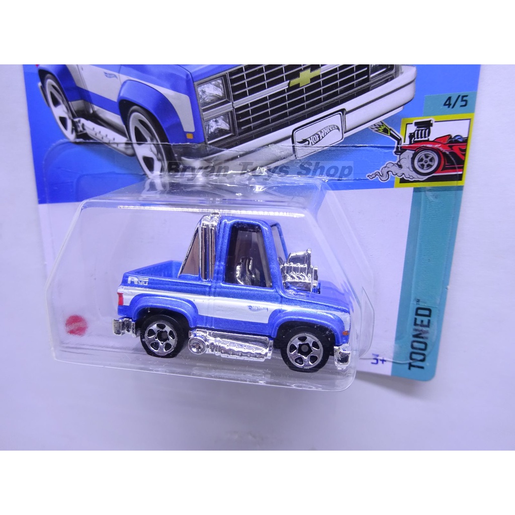 Hot Wheels Toon'D 83 Chevy Silverado Biru