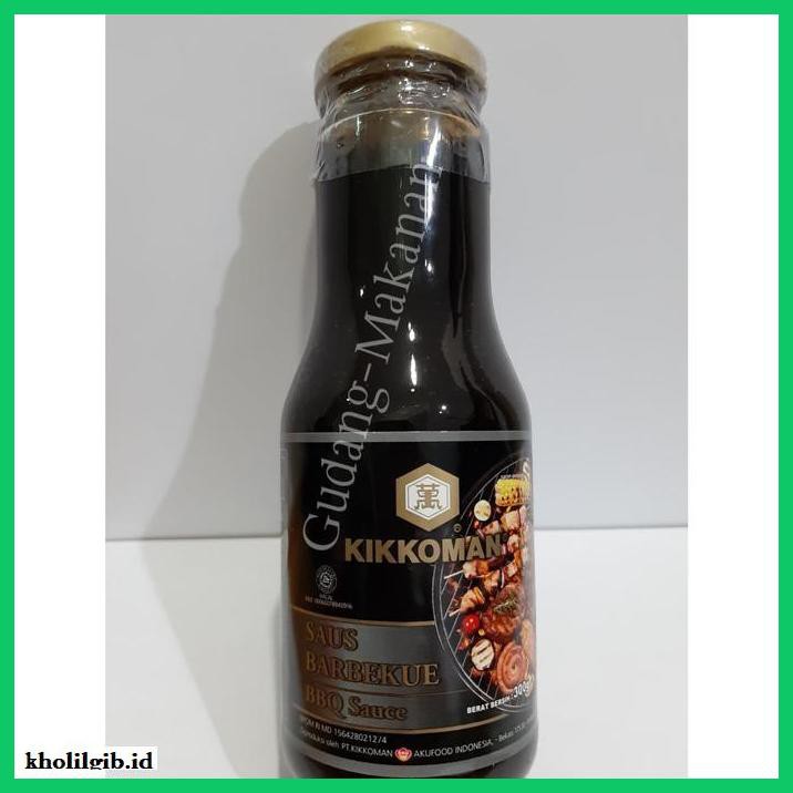 

gnidderdsaus- kikkoman saus bbq / barbekue halal 300g - pack standard -asliiiiii.