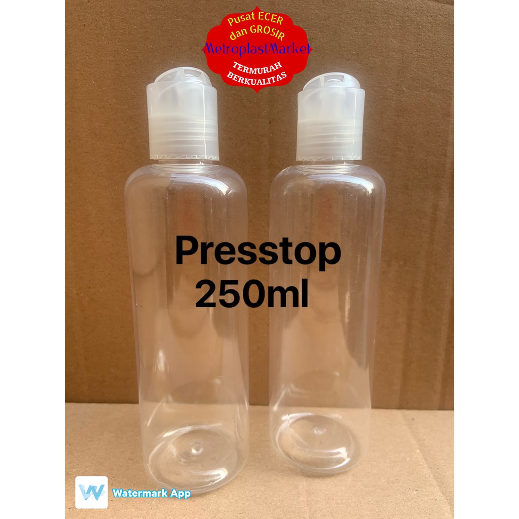 Botol Prestop 250 Ml Presstop 250ml Botol Plastik 250ml Shopee Indonesia