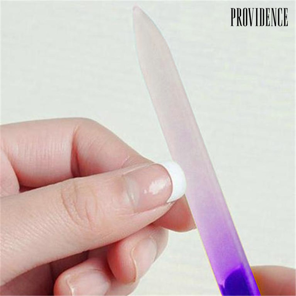 Providence 4 Pcs Durable Glass Nail Files Nail Art Acrylic Tip Buffer Buffing Manicure Tool