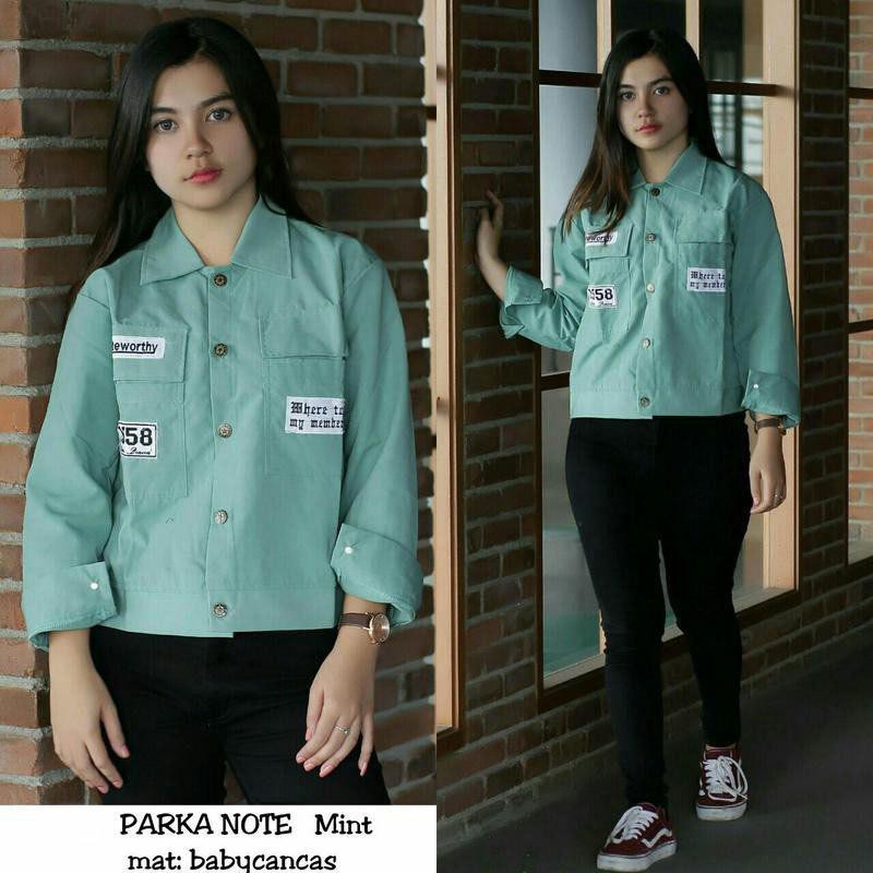 Nara Grosir - Parka Note l Jaket Wanita