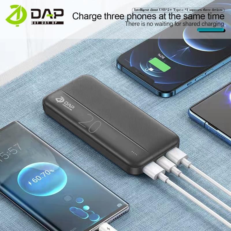 Power Bank DAP D-P220 20000mAH ORIGINAL PowerBank DAP D-P220 20000mAH ORIGINAL