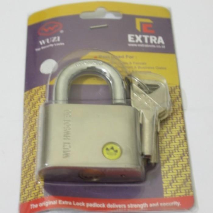 gembok pagar extra wuzi gembok pendek kunci W 50mm