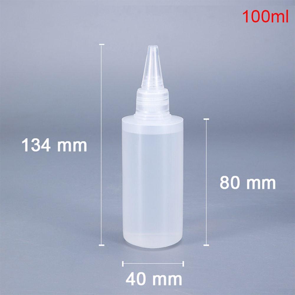 R-FLOWER Botol Tetes Minyak 30ML,60ML,100ML Alat Craft Scrapbooking Pencet Lem Aplikator