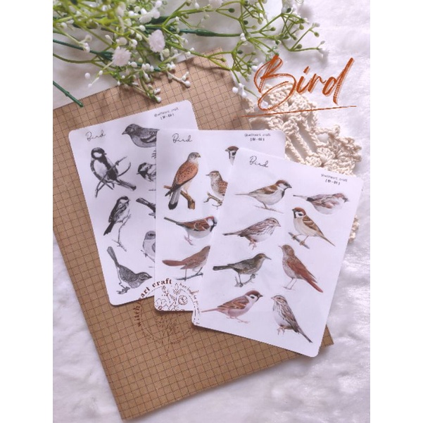 

Washi Sticker Bird for Journaling