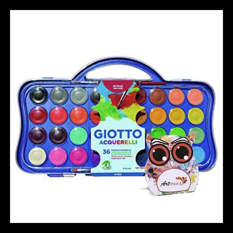 

UPDATE GIOTTO WATERCOLOR ACQUERELLI SET 36 PERALATAN MELUKIS TERMURAH PING LENGKAP