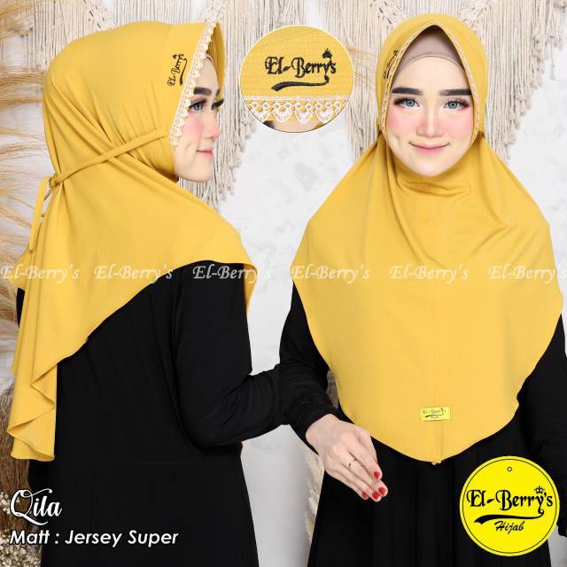 hijab instan qila ori el berry's hijab